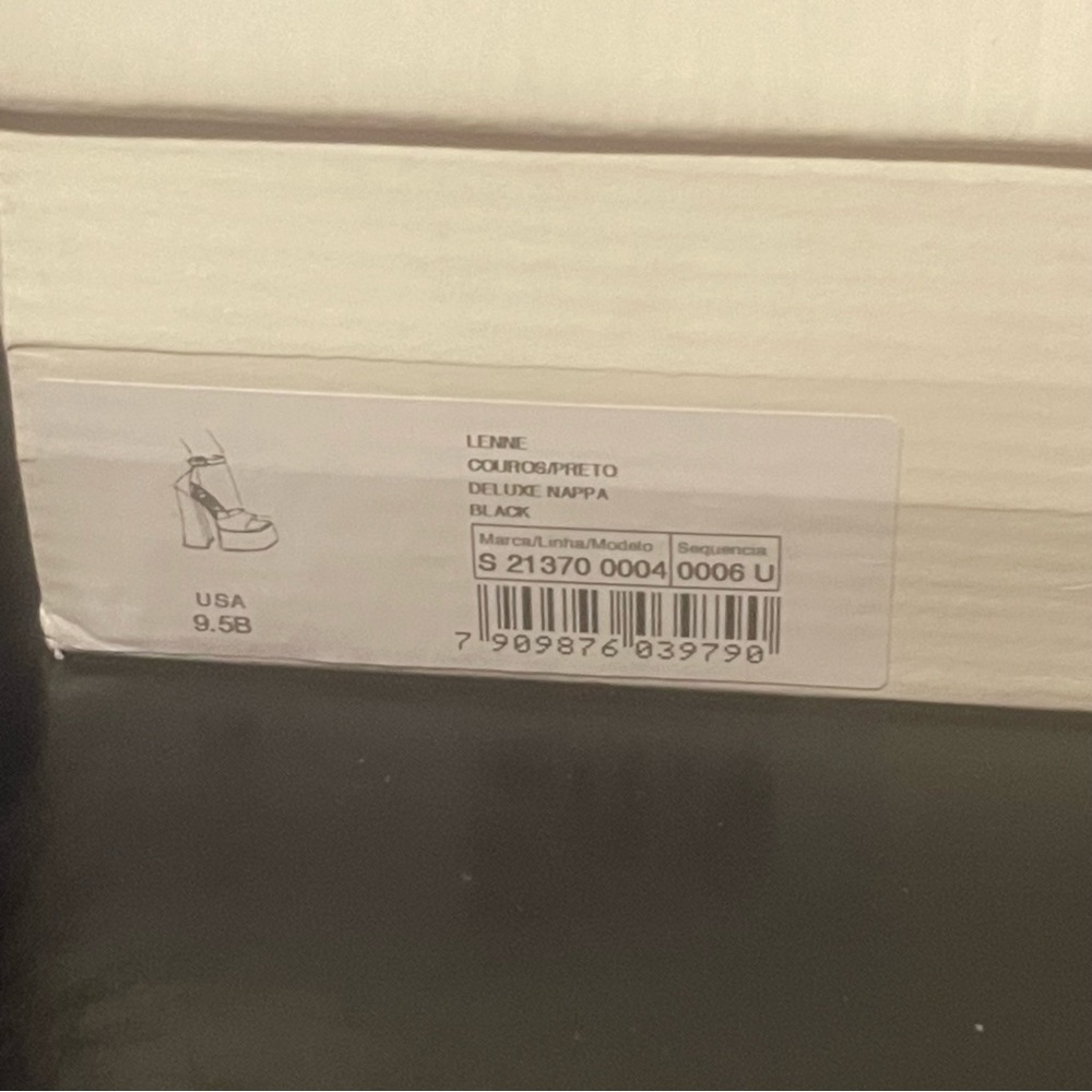 Schutz Lenne Blk Nappa Leather Sandal 9.5 NIB - Picture 11 of 11